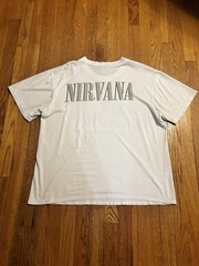 Original 1996 Nirvana Australian Tour T Shirt Size L Kurt Cobain