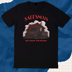 SALESMAN BUY BACK THE BLOCK BLACK MEN GIRL Short Sleeve Round Neck T-Shirt T1