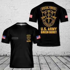Custom Name US Army Green Beret Special Forces Shirt 3D shirt full size S-5XL