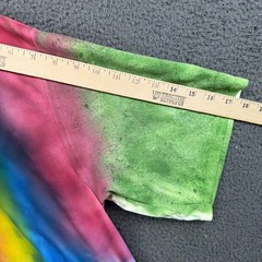 Port & Company Mens 2XL Tie Dye Thuggish Middle Finger Performance T-Shirt Multi