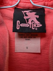 Vintage Gotcha Mens Long Sleeve Shirt Neon 90s Mock Neck Skater Surf Logo M