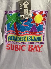 Vintage Paradise Island Subic Bay Philippines T-Shirt California Trends XL