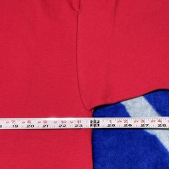 Vintage Hanes Her Way Made in the USA Red Blank Single Stitch T-Shirt Size XL