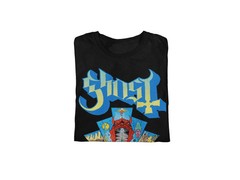 Ghost Devil’s Mouth Jumbo Print Officially Licensed Mens T Shirt Black
