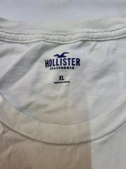Hollister Pocket T Shirt Men’s XL White Teal Colorblock Short Sleeve Tee