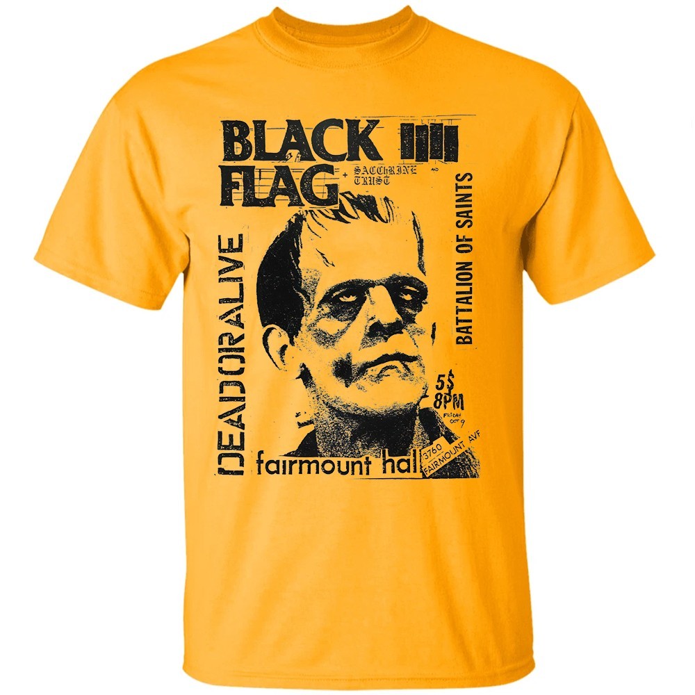 Popular Black Flag Band Gift Funny All Size Tee C59.198