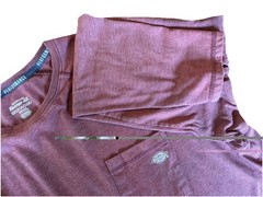 Dickies Temp-iQ Work T-Shirt Sz 3XL Performance Pullover Tee Maroon Long Sleeve