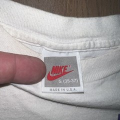 VTG 80s 90s Nike Michael Jordan Dunk Shirt Sz S USA Chicago Bulls NBA Hip Hop