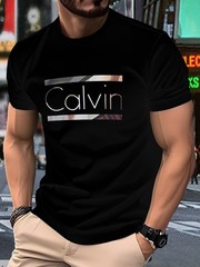 Men’S 3D Digital Print Short-Sleeve T-Shirt, Breathable Round-Neck Top for All