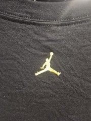 Vtg 2005 Nike Air Jordan Pop Art Graphic T Shirt NWT Black XXL Wrap Around Y2K