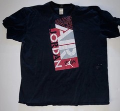 Air Jordan 1985 Black T-Shirt Basketball Print size XXXL 3x Brand