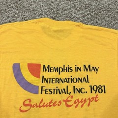 Vintage 80s 1981 Fine Art Festival Memphis Tennessee 50/50 Fit Mens Medium/Large