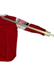 Vintage 70s 80s Yamaha Racing USA Motorcycle Motocross Jersey Red Spellout Large