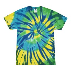 Tie Dye T-Shirts Multi-Color Adult Size 2XL XXL Cotton Colortone