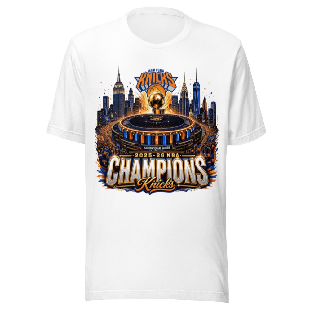 New York Knicks 2025-26 NBA Championship Finals MSG T shirt