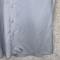 State & Liberty Athletic The Javier Pale Blue Spread Collar Stretch Button Shirt