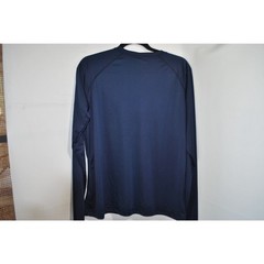 Men’s Columbia Omni-Shade Navy Blue Long Sleeve Pullover shirt size Large New