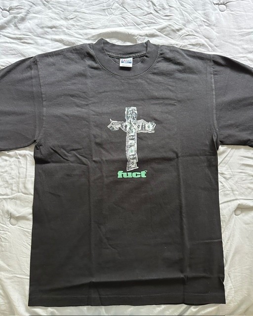 Fuct Ca$h Cross Tshirt Mens Small New