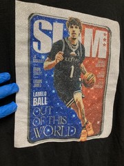SLAM MAGAZINE COVER LAMELO BALL Unisex T Shirt.; XL; Black; PreOwnd, V Good