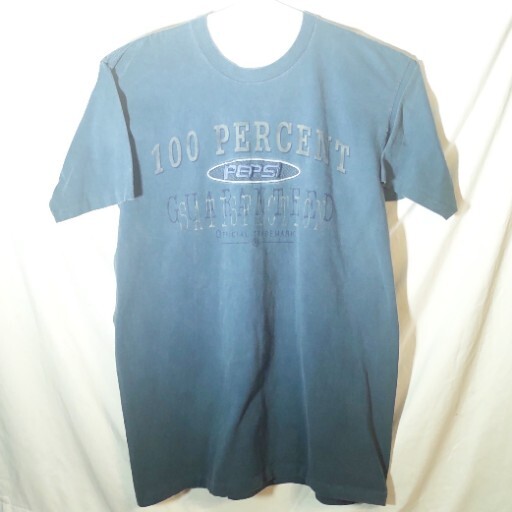 Vintage 90s 100% Satisfaction Guaranteed Pepsi T-Shirt L/XL Single Stitch USA