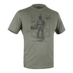 UKRAINE MILITARY STYLE T-SHIRT “HEROES DON’T DIE” Foliage Green