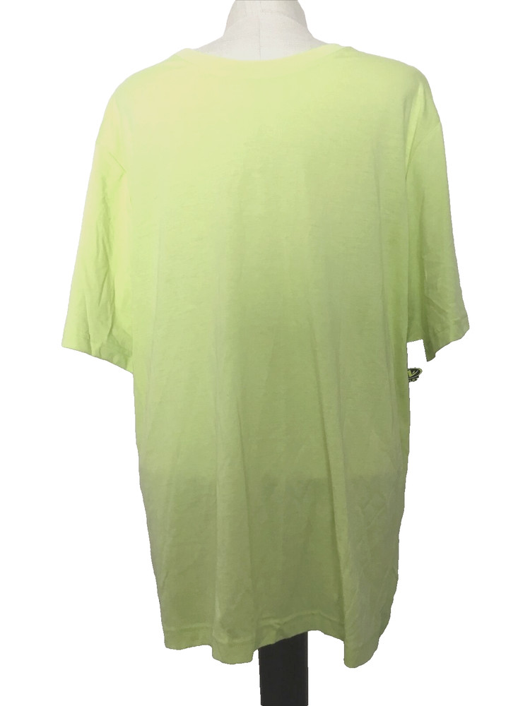 ATHLETIC WORKS DRIWORKS Brt. Yellow-Green Short Sleeve Crew Neck T-Shirt Sz L
