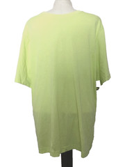ATHLETIC WORKS DRIWORKS Brt. Yellow-Green Short Sleeve Crew Neck T-Shirt Sz L