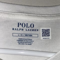 Polo Ralph Lauren Shirt Mens Large Logo Graphic Short Sleeve T-Shirt Preppy Read
