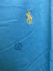 NEW Polo Ralph Lauren Men’s Large Custom Slim Fit T-Shirt Margie Blue NWT $39.50