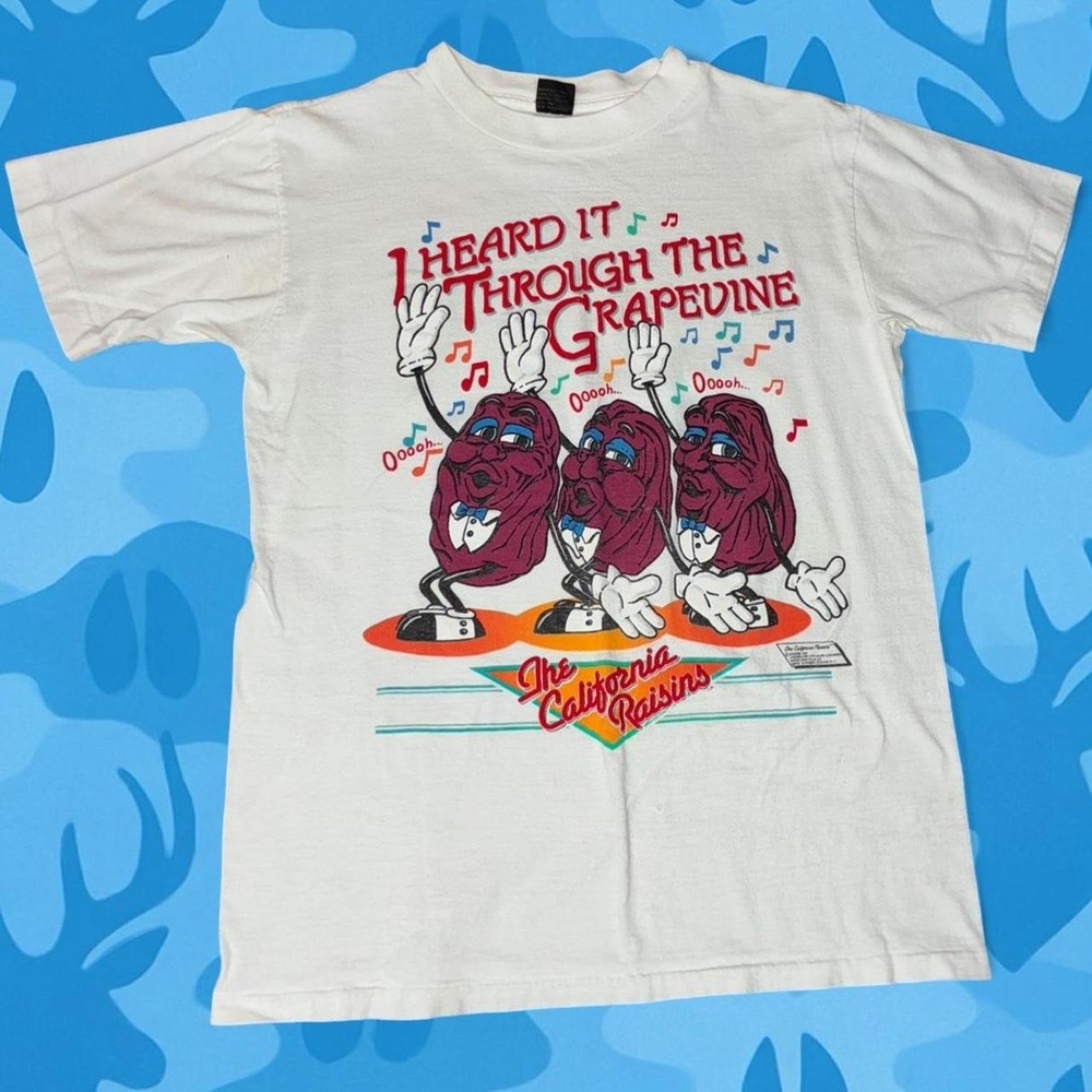 Vintage 1987 California Raisins T-Shirt Size M