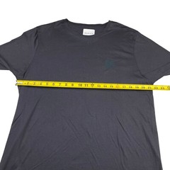 Inimigo Men’s 100% Organic Cotton Heart Embroidered L/S T-Shirt Gray • XL