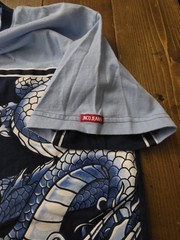 Vintage JNCO Jeans Shirt Youth XL 18/20 Dragon Blue Skater Hip Hop USA 90s