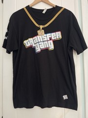 Transfer Gang Graphic T Shirt Mens Large Black Gamer Rave Streetwear Tee