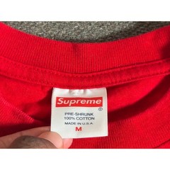 Supreme Gas Tee Always Open SS22 Red Men’s Size Medium USA Made T Shirt