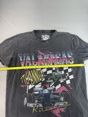 Valabasas Vintage T-Shirt Mens 2XL Black Faded Look Shirt 7th Annual Racing
