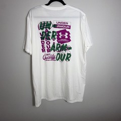 Under Armour Men’s Extra Large 2XL Vintage Type T-Shirt White Loose Fit NWOT
