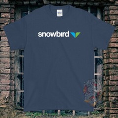 Black/White/Gray/Navy T-Shirt Snowbird Made In USA Size S to 5XL