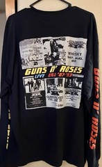 New Guns N’ Roses Live Era ’87-’93 Black 2XL Long Sleeve T-Shirt Double Sided