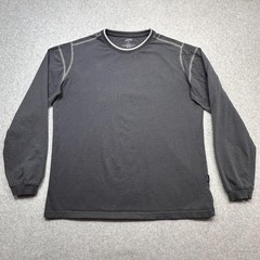 Kuhl Kommando Shirt Mens Large Gray Wildfibre Organic Cotton Long Sleeve Pocket