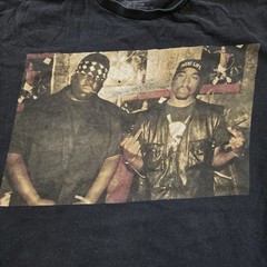 2PAC BIGGIE Trust Nobody T-shirt Tee Shirt Size M Black Original Flavor