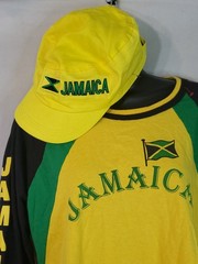 Vintage Jamaica Long Sleeve T-Shirt Men’s Size Medium & Adjustable Jamaica Hat