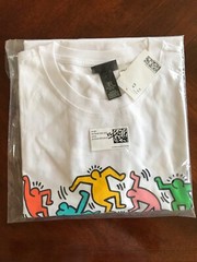 KEITH HARING Licensed T-Shirts NEW XS,S, M, L, XL, XXL PRINT ON BOTH SIDES NWT