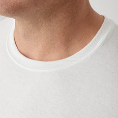 Hanes 2135Z0 T-Shirt for Men, Size L – White