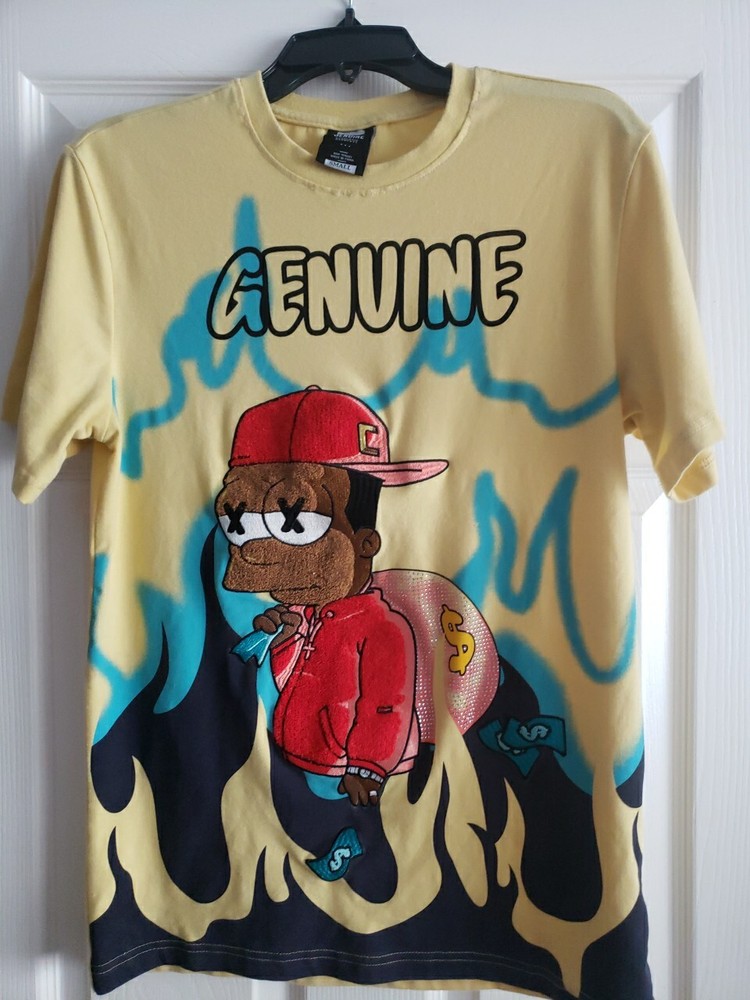 King City Fashion Genuine Bart T-shirt Design 3D COLORFUL