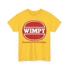 Wimpy Home of the Hamburger Vintage Restaurant Logo Chain T-Shirt