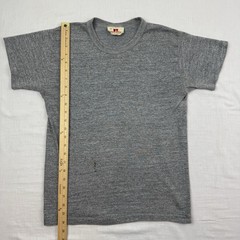 Vintage Russell Athletic 1970s T Shirt Adult Medium Heather Gray Tri Blend USA