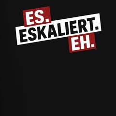 It escalates eh saying party carnival JGA funny beer after work men’s T-shirt