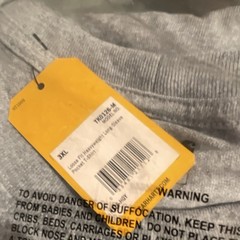 Carhartt Men’s Heavyweight Loose Fit Long Sleeve T-Shirt Gray 3XL Big & Tall