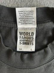 Shaka Wear Men’s Super Max Heavyweight Stylish T-Shirt Sz L World Famous CULTURE