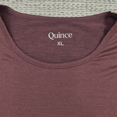 Quince Shirt Mens XL Purple Long Sleeve Lightweight Stretch Crewneck Casual Tee